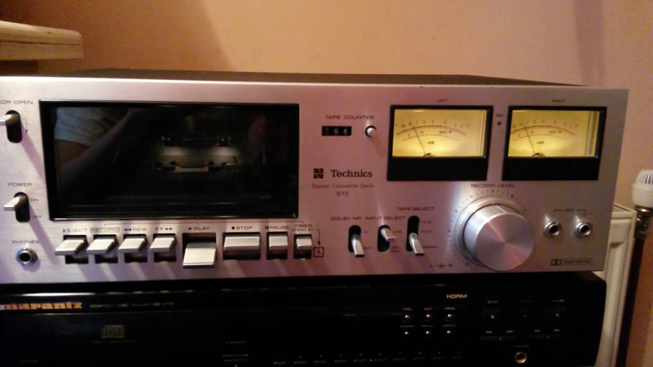 Vintage Technics RS 615 US Stereo Cassette Deck