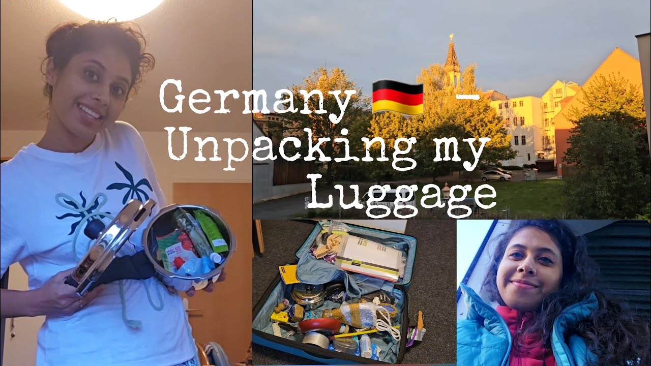 🇩🇪GERMANYയിലെ എൻ്റെ apartment il എത്തി - Unpacking | Masters student |