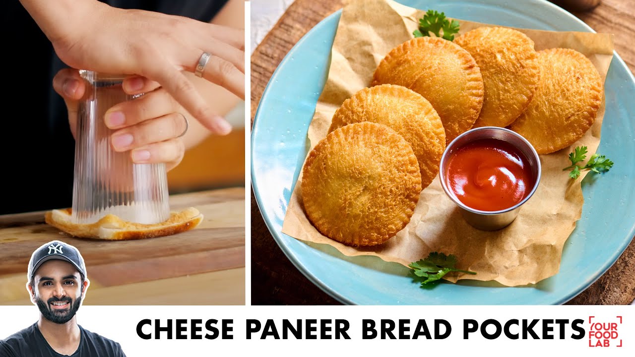 Cheesy Paneer Bread Pockets | चीसी पनीर ब्रेड पॉकेट्स | Chef Sanjyot Keer