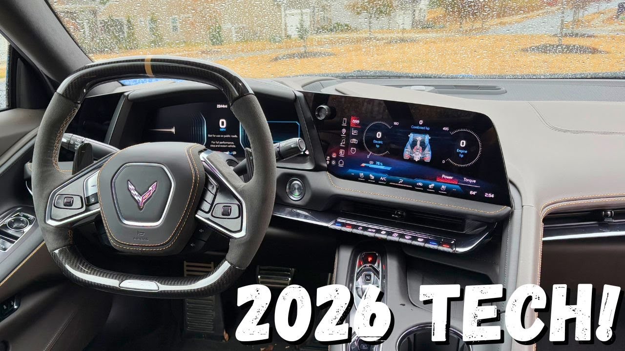 Технические особенности Corvette C8 2026 года, которые вам стоит увидеть!