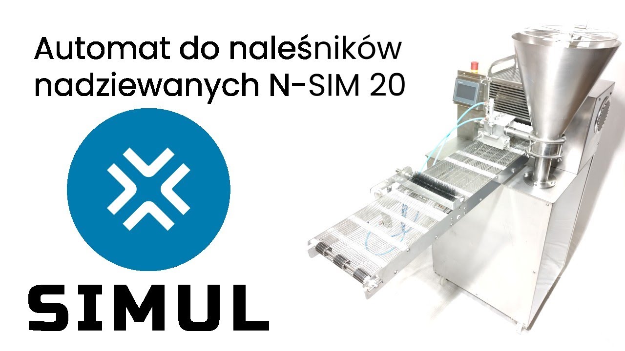 SIMUL | Automat do produkcji naleśników nadziewanych N-SIM 20 | Naleśnikarka | Crepe machine