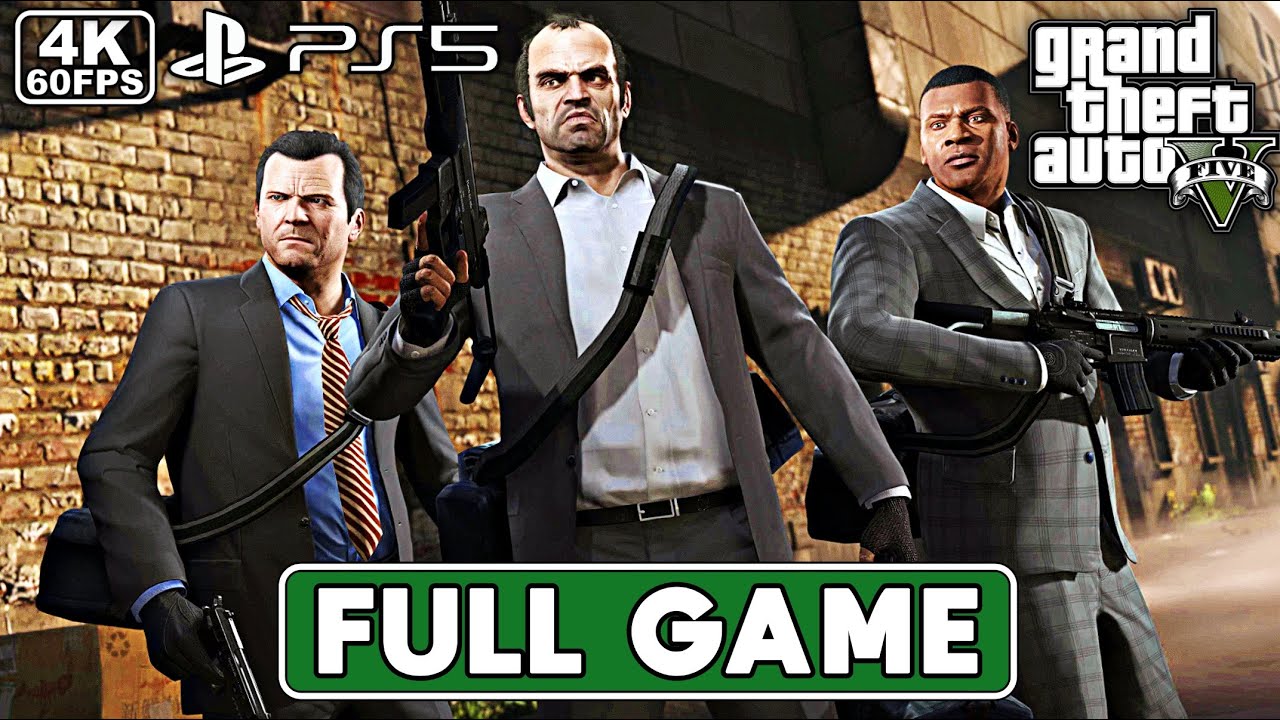 GTA 5 PS5 Enhanced Gameplay Walkthrough FULL GAME [PS5 4K 60FPS] - No Commentary