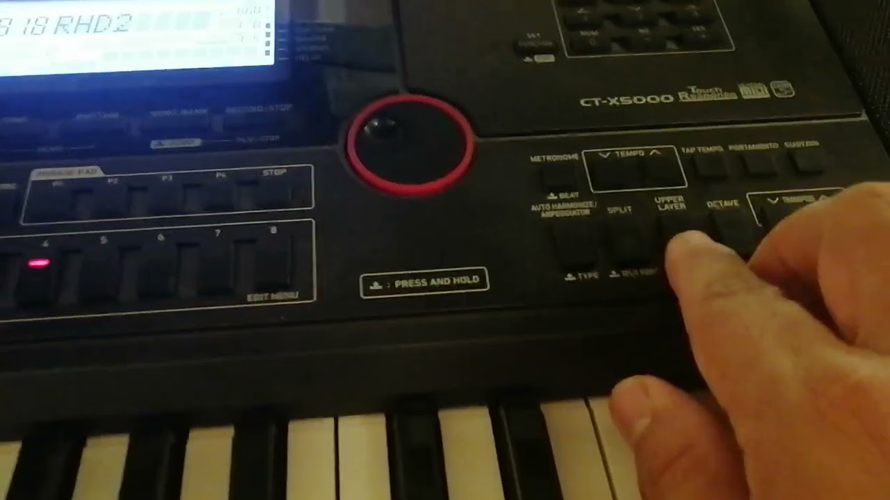 Edición Dyno piano en Casio Ctx5000