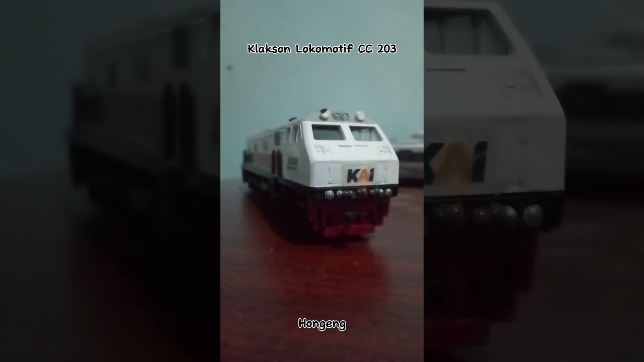 Klakson Lokomotif CC 203 VS CC 206 (Hongeng vs Puong) #cc206 #cc203