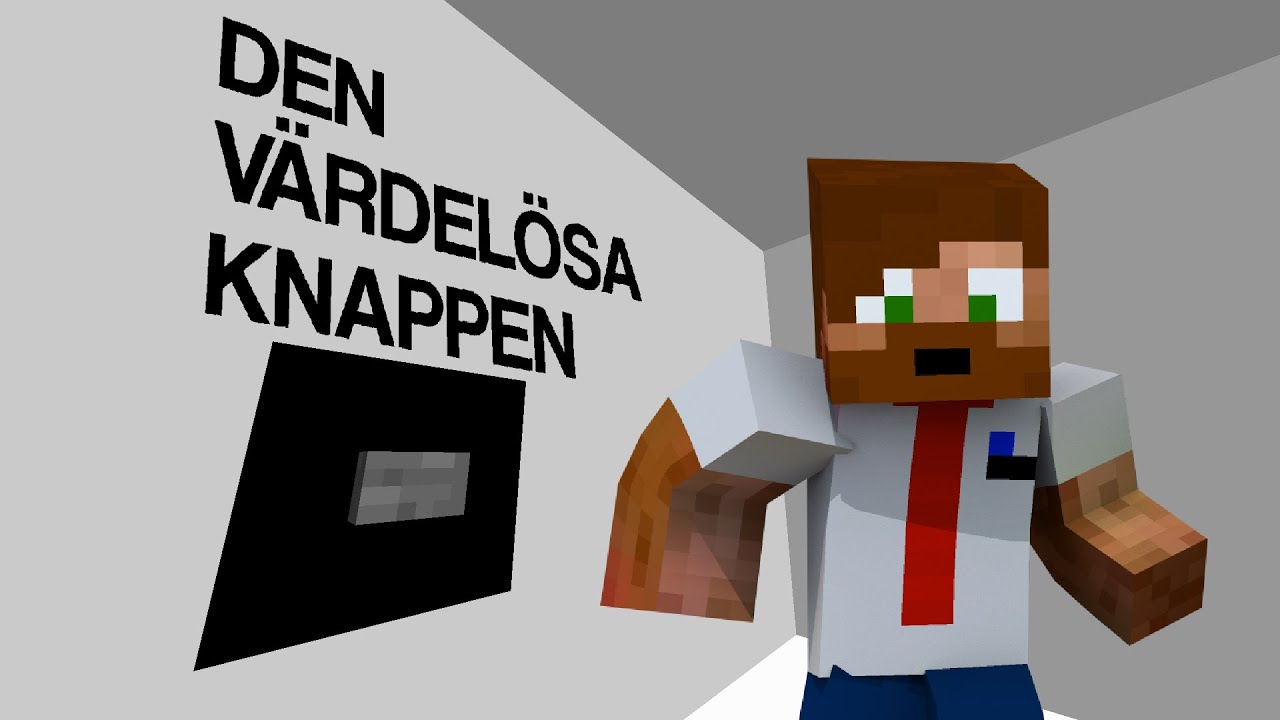 DEN VÄRDELÖSA KNAPPEN | Minecraft