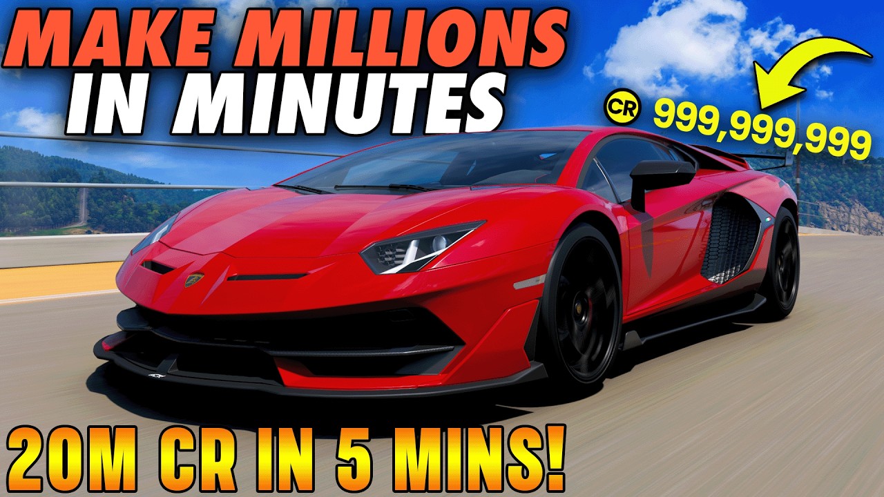 Как БЫСТРО заработать деньги в Forza Horizon 6 &mdash; 20 МИЛЛИОНОВ кредитов за 5 МИНУТ &mdash; Глитч на беск...