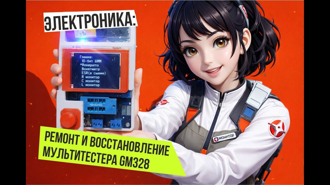 Электроника: Ремонт и восстановление мульти тестера GM328 | Замена V05, ATmega328 и ST7735S.