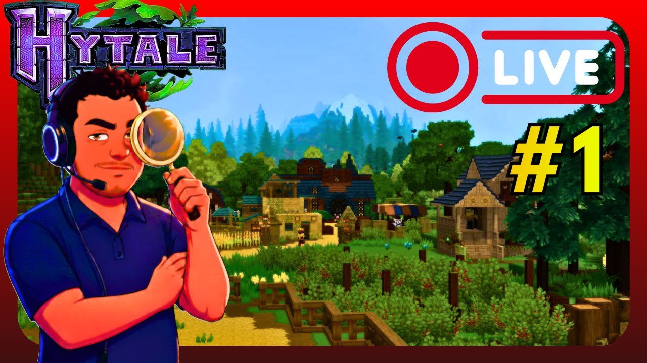 🔴HYTALE DAN'S CITY | LIVE #1