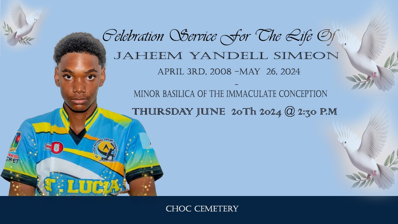 Celebration Service for the Life of Jaheem Yandell Simeon