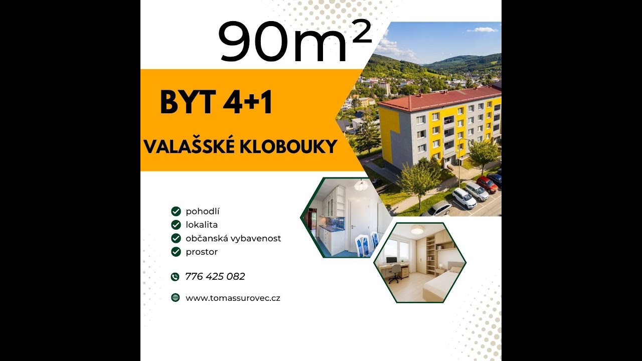 Prodej bytu 4+1 Valašské Klobouky