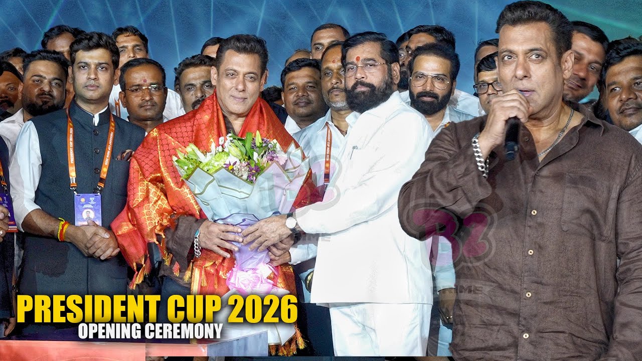 UNCUT - Salman Khan at The Opening Ceremony of President Cup 2026 | Eknath Shinde