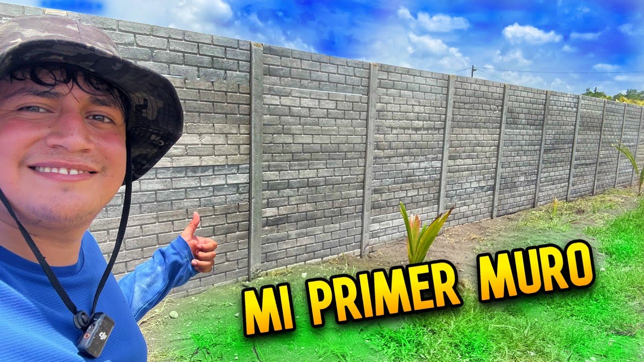 🧱 As&iacute; instalamos nuestro PRIMER MURO prefabricado (&iexcl;Qued&oacute; incre&iacute;ble!)