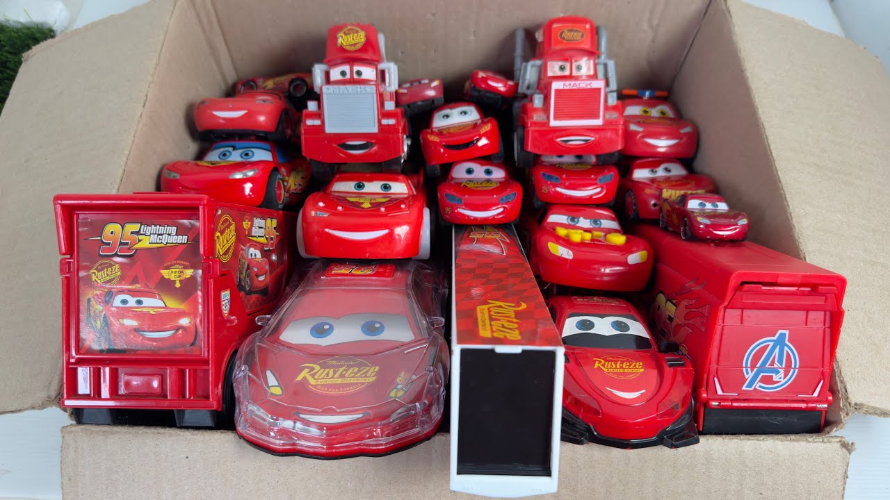Disney Pixar Cars Unboxing Review | Full Lightning McQueen, Tow Mater, Doc Hudson, Sally, Cruz, Mack