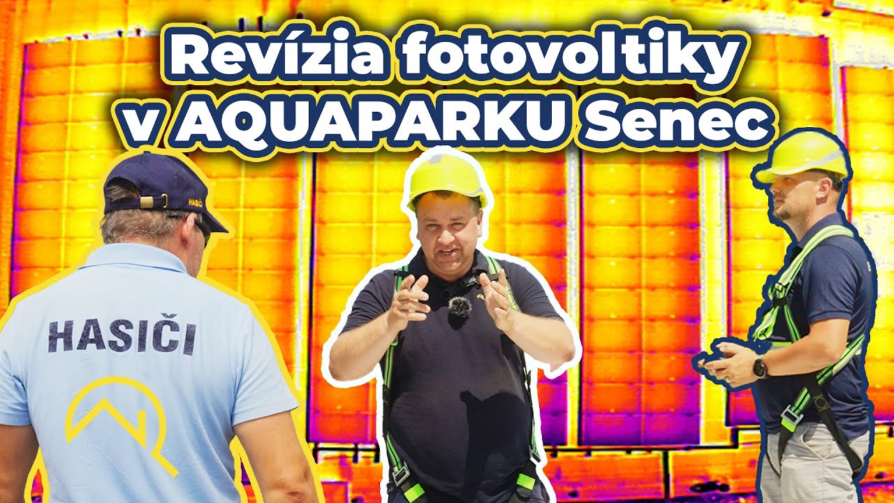 Revizia fotovoltiky v aquaparku Senec