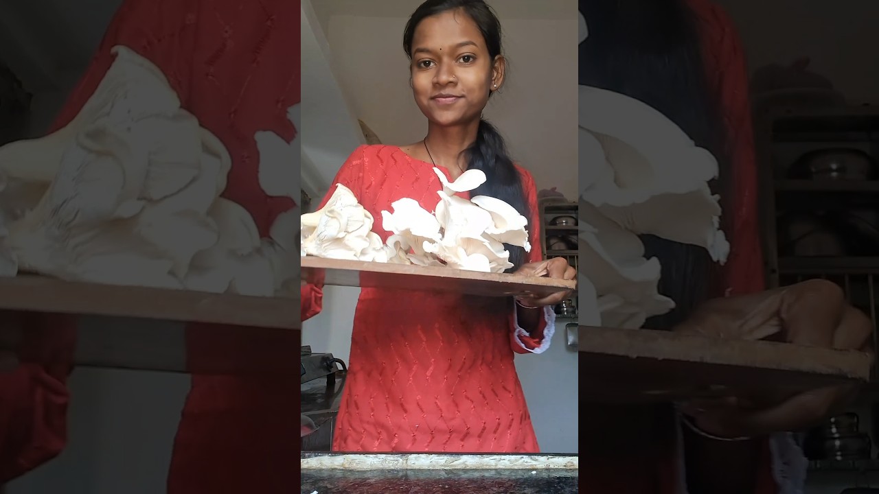 ek mushroom Aisa bhi 😅🥲#minivlog #foodshorts #recipe #shorts