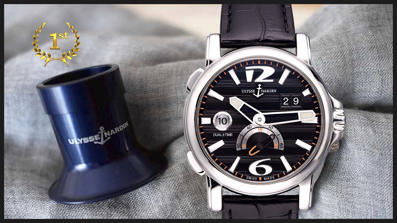 Бюджетные часы Ulysse Nardin Dual Time 42 mm 243-55/62!