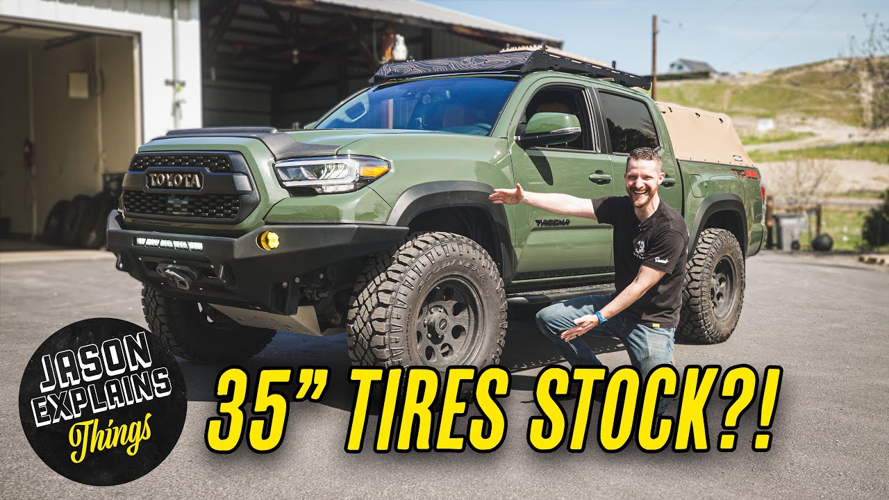 My Toyota Tacoma Fits Huge Tires With No Cutting!  (Nope... That's a lie.)