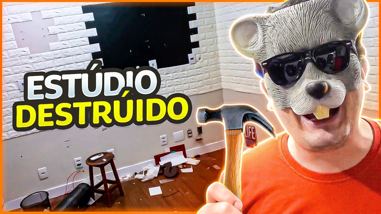 DESMANTELANDO O ESTÚDIO E DESCOBRIMOS MUITOS PROBLEMAS!