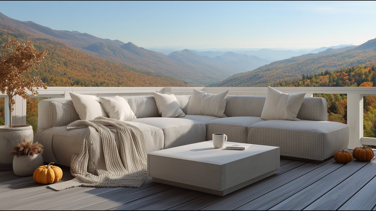 Lofi Cozy Fall Mornings #17 🍁☕️ With Nature Ambience Sounds