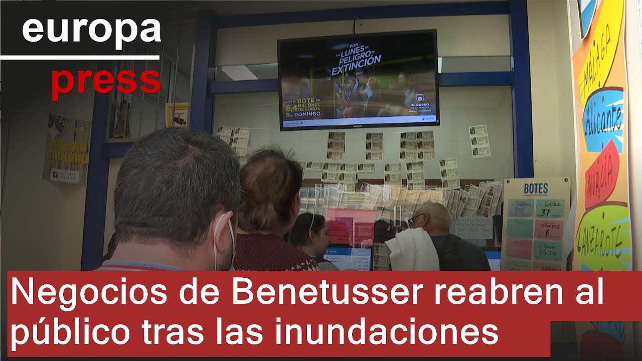 Negocios de Benetusser reabren al p&uacute;blico tras las inundaciones