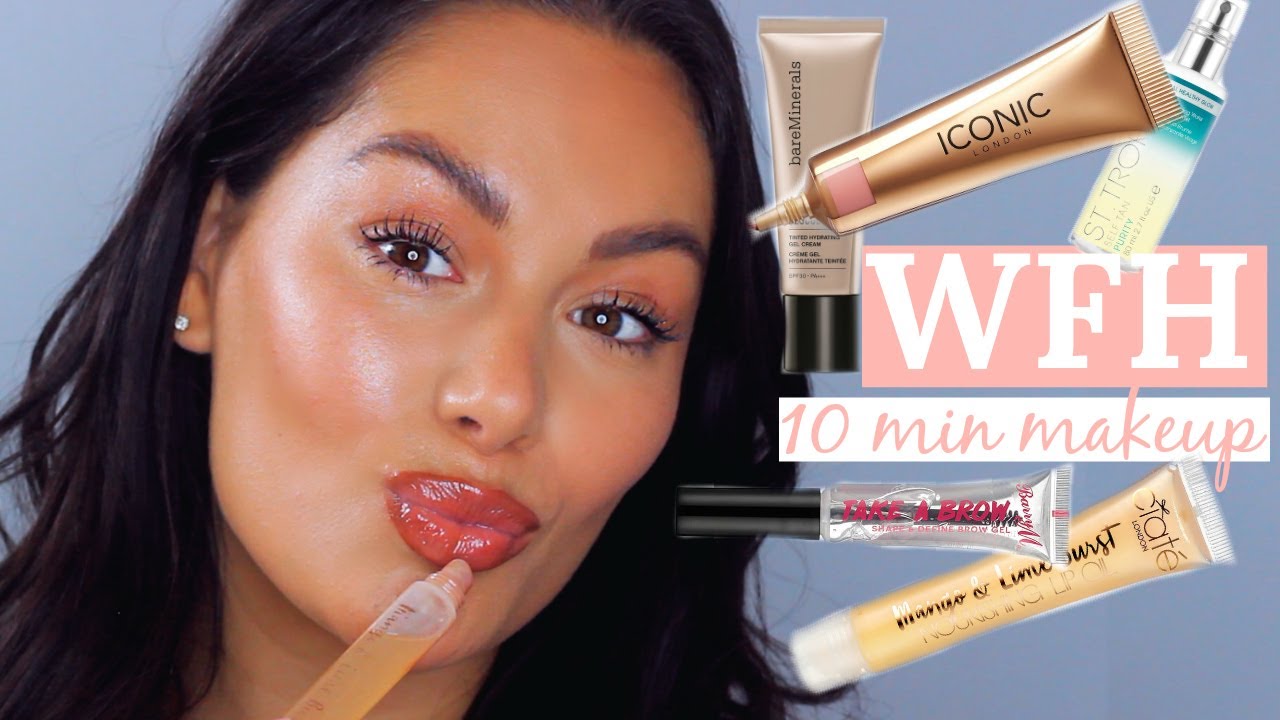 WORKING FROM HOME MAKEUP - QUICK, NATURAL, GLOWY | Beauty's Big Sister
