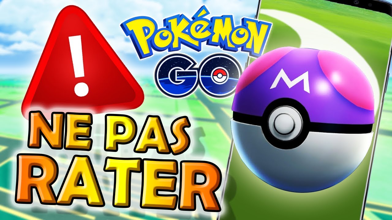 AVOIR et UTILISER la MASTERBALL dans POKEMON GO !!