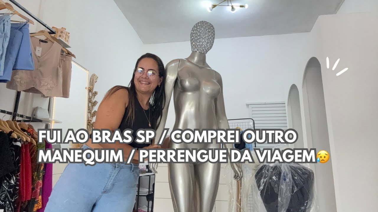 Brás São Paulo/ compras / chuva forte / perrengue / dona de loja de roupas.