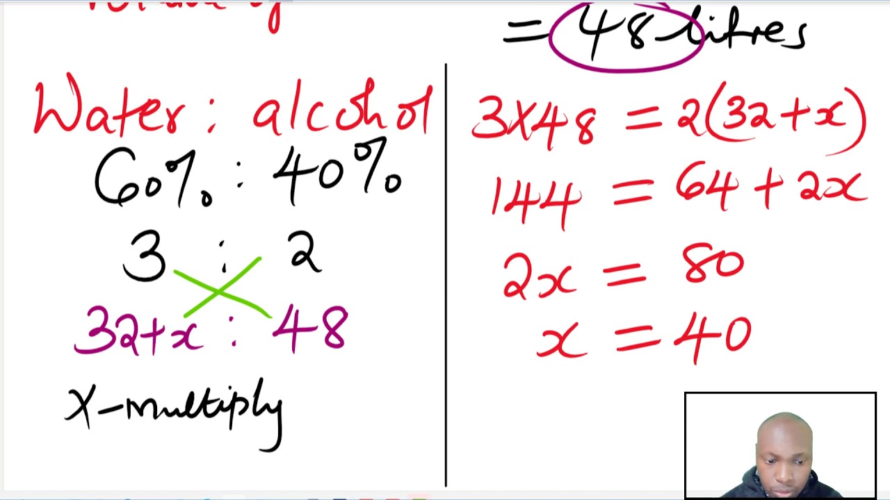 Mixtures | KCSE 2006 |PAPER 2| Question 21