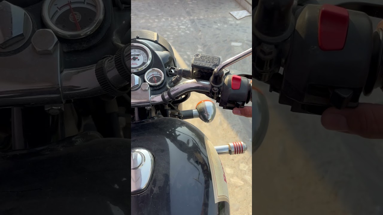 Classic 350 self start problem🥲 #shorts