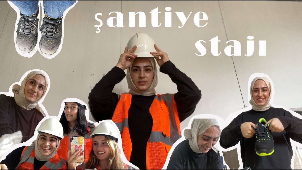 VLOG 53: ŞANTİYE STAJI 1 🏗👷🏻‍♀️🚧