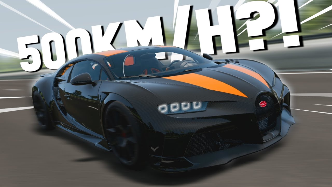 500KM/H IM BUGATTI CHIRON?! - BEAMNG.DRIVE MODS | Lets Play