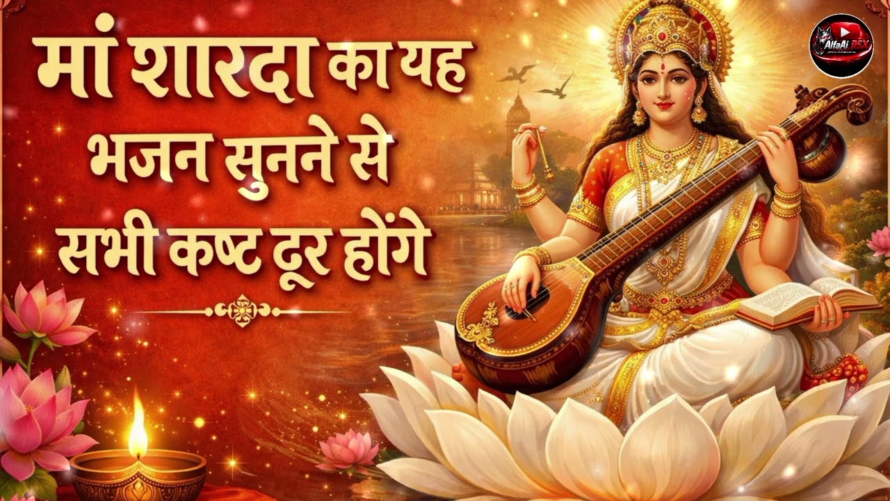 🙏 माँ शारदा भवानी भजन | यह भजन सुनने से सभी कष्ट दूर होंगे | Saraswati Mata Bhajan ✨@ AlfaAi_RSX