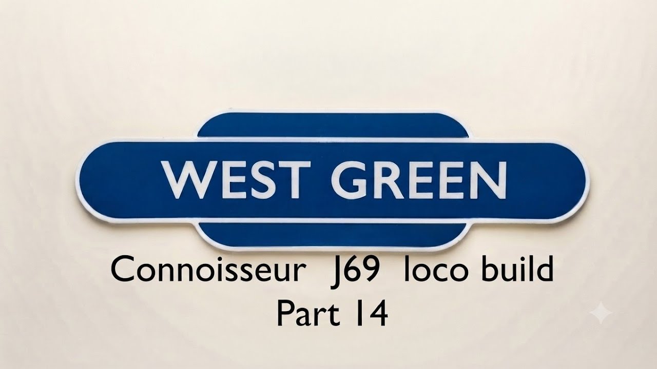 Сборка модели локомотива Connoisseur J69, часть 14, 4 сентября 2026 г.