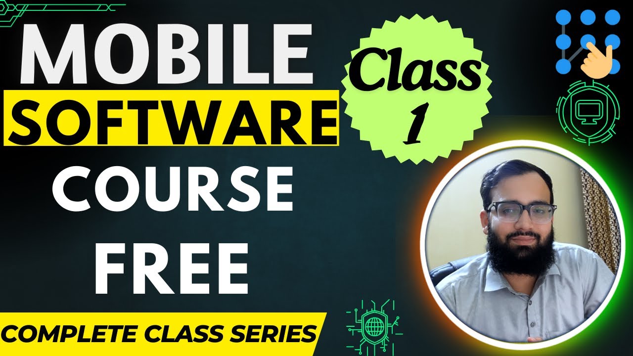 Mobile Software Course | A Complete Class Series - Class = 1 #techsaft