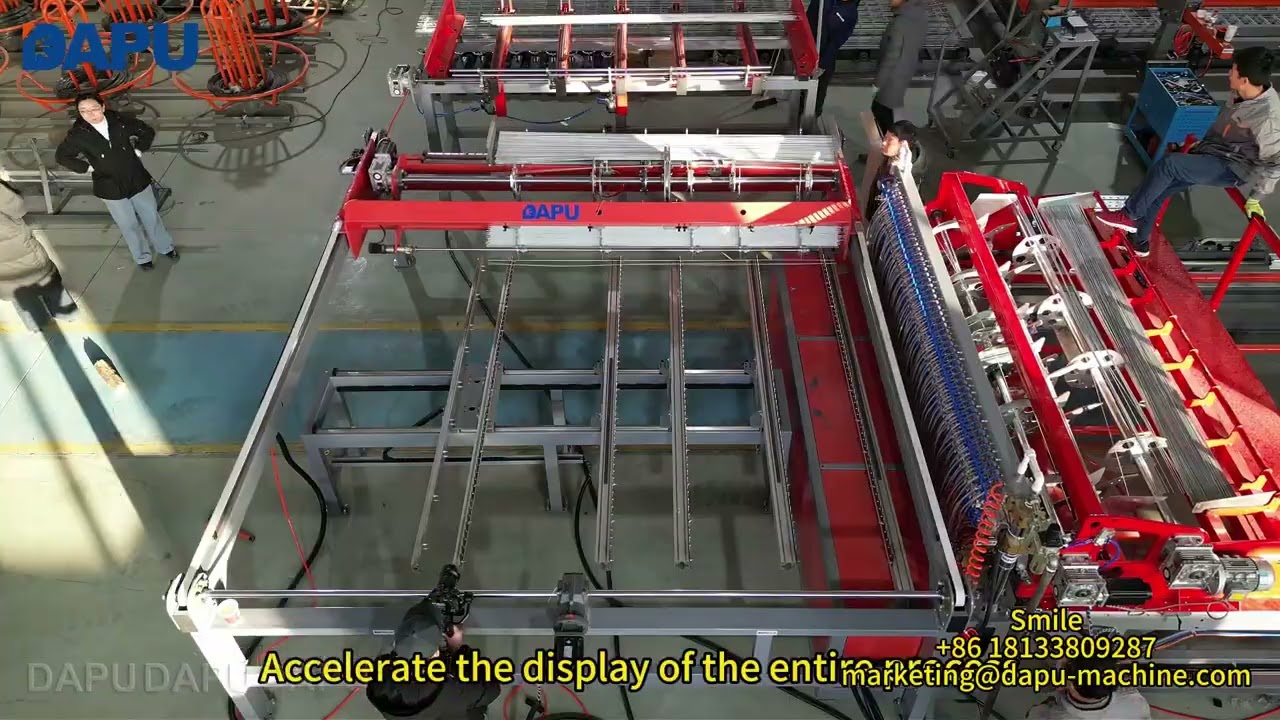 Fully automatic fence welding machine production line #fence
