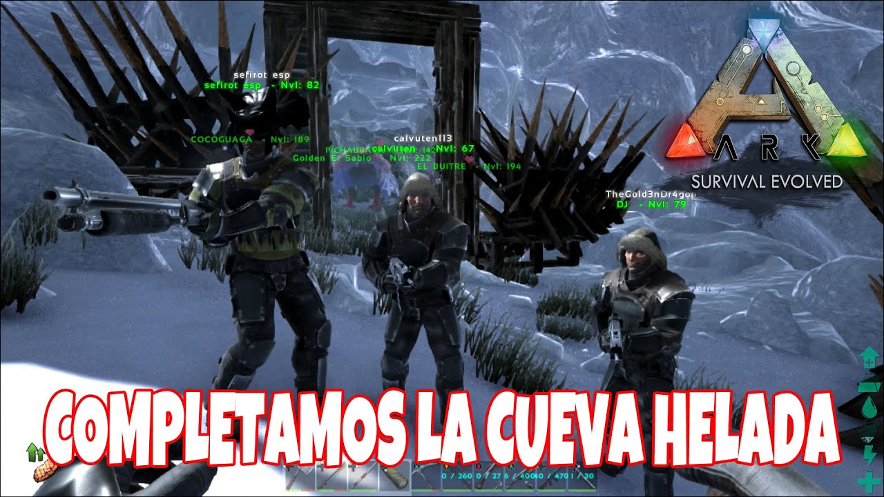 Ark Survival - A por el Artefacto del Fuerte - Cueva de Hielo. ( Gameplay Español ) (Xbox One)