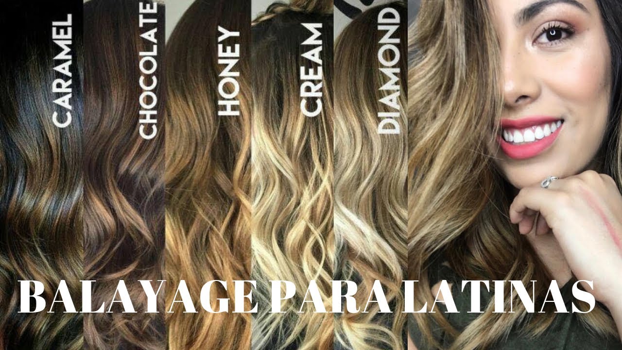 COLOR DE CABELLO PARA MORENAS, LATINAS,  BALAYAGE