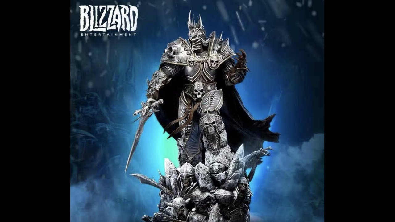 World of Warcraft Lich King Arthas 26'' Premium Statue Unboxing