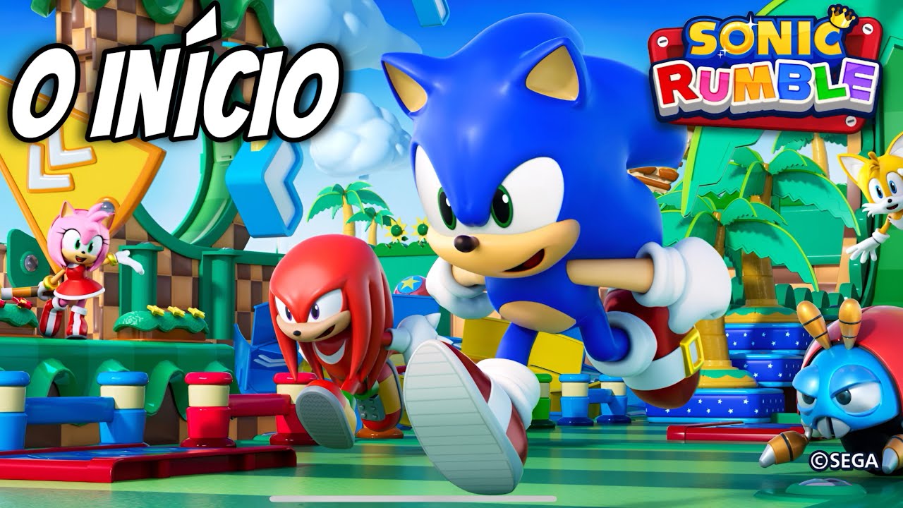 SONIC RUMBLE O INÍCIO ESSE GAME TÁ MUITO BOM! PETER GAMES #sonicrumble