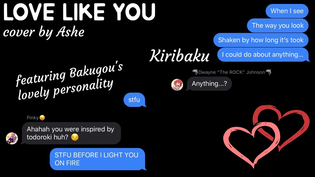 Bakugou Confesses Now :O || BNHA Lyric Prank // Love Like You (KiriBaku)