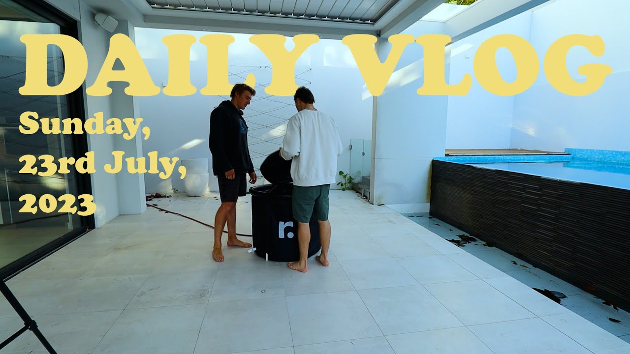 Ice bath and burgers? - Daily Vlog
