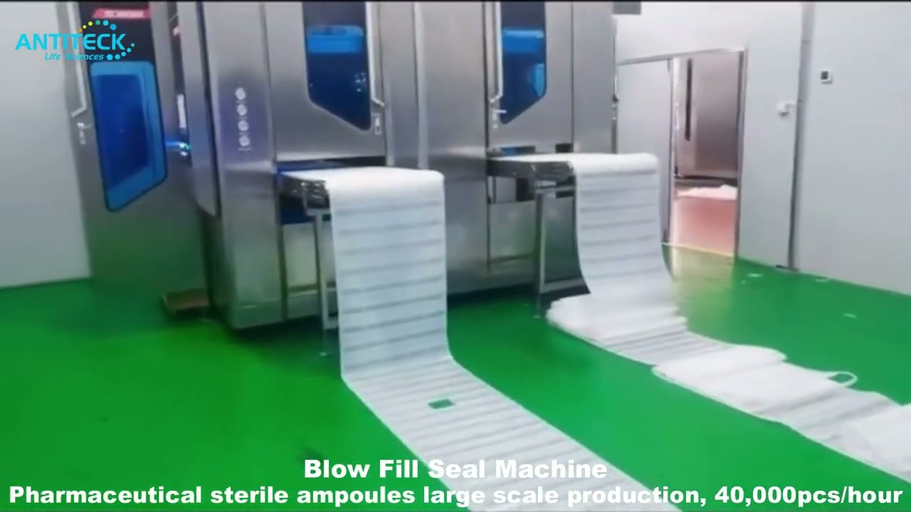 Blow Fill Seal Machine 40,000pcs/H - BFS Machine For Pharmaceutical Sterile Ampoules Mass Production