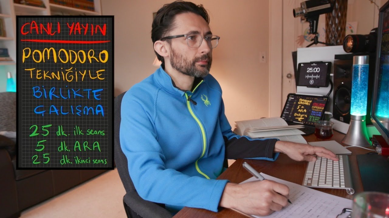CANLI YAYINDA Pomodoro Tekniğiyle Birlikte Çalışma