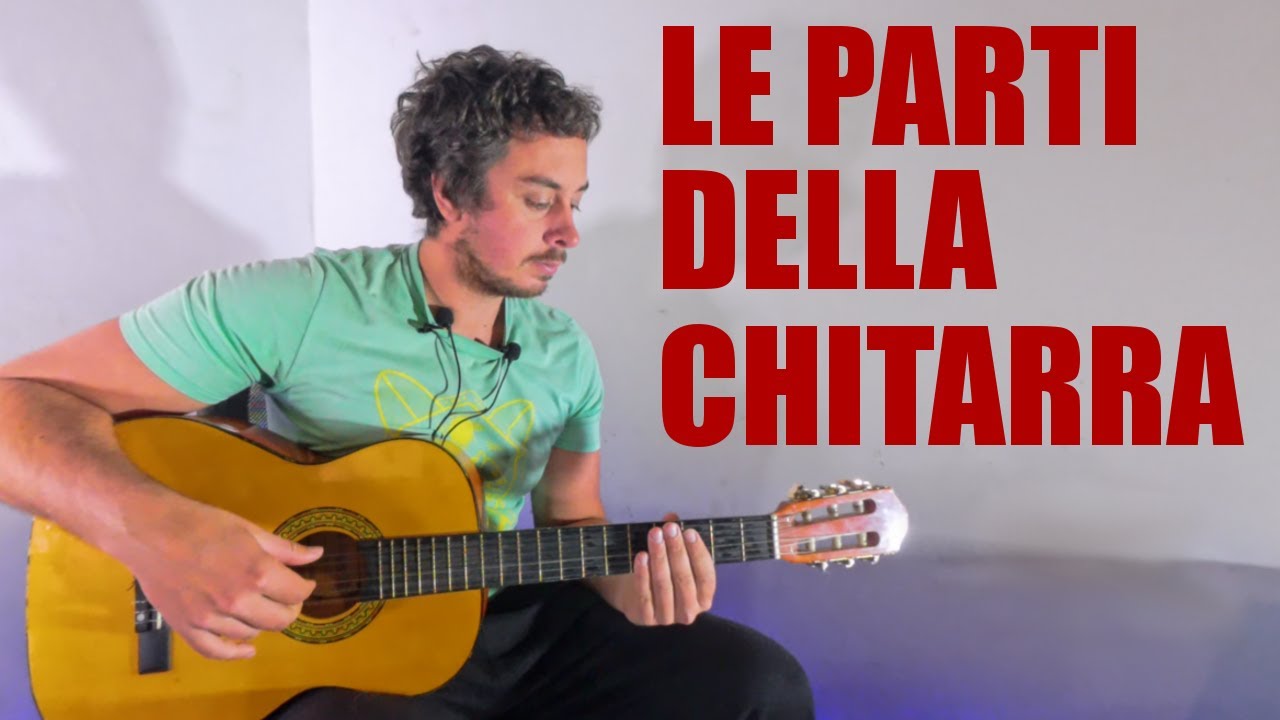 Lezioni di chitarra - le parti della chitarra classica -