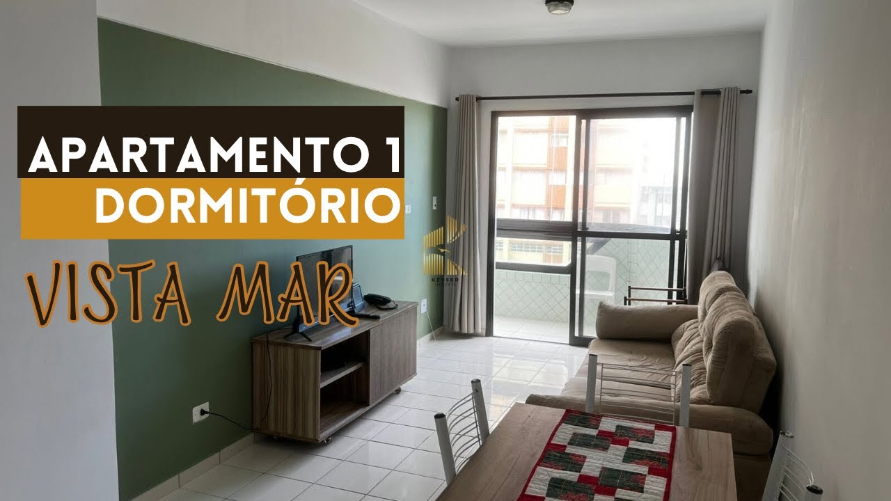[113]APARTAMENTO VISTA MAR 1 DORMITÓRIO NO BAIRRO TUPI (PRAIA GRANDE)