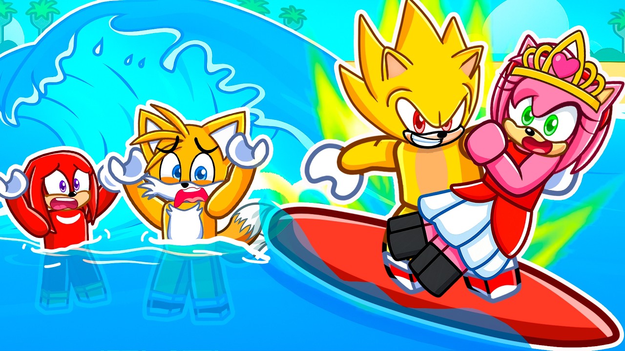 Becoming SUPER SONIC In Swim To SAVE The PRINCESS In Roblox!