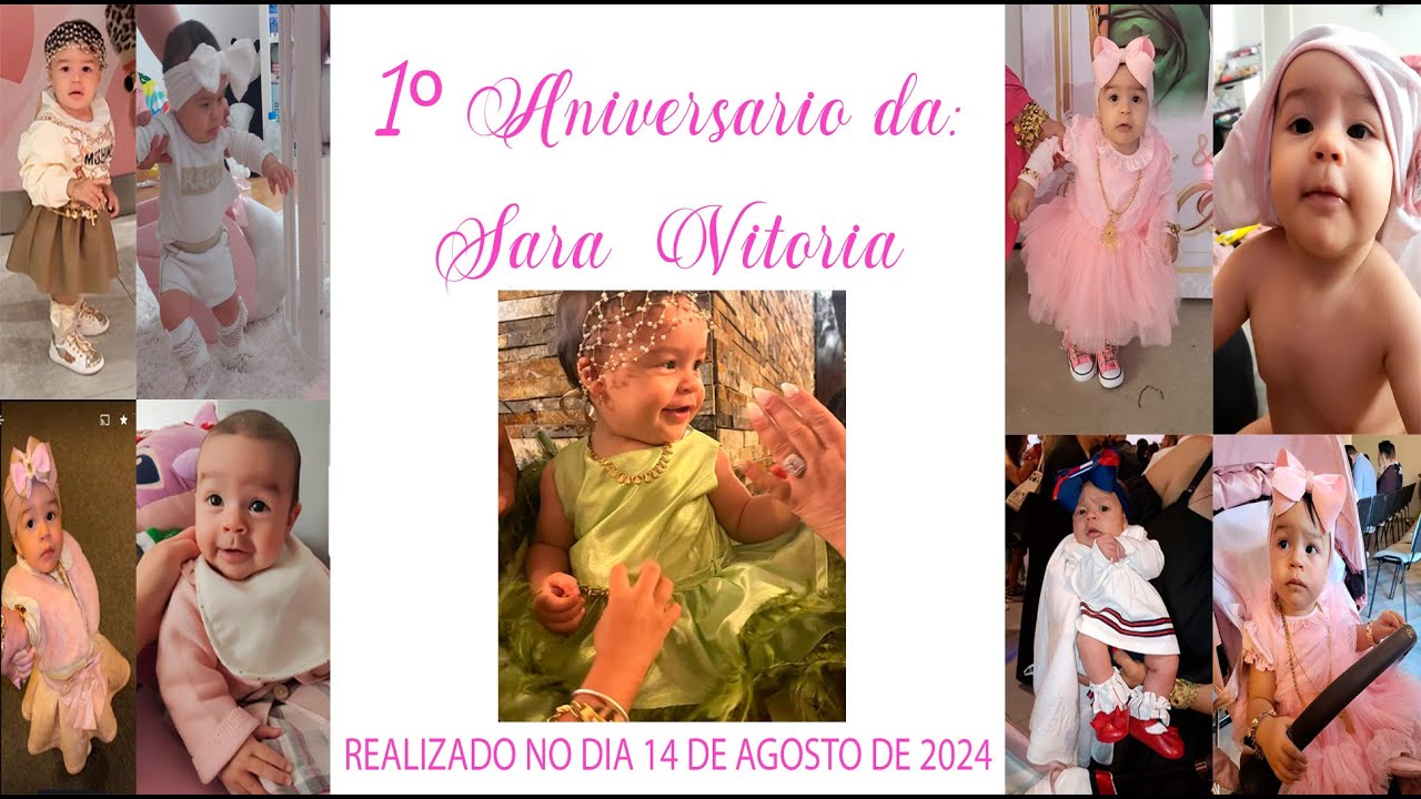 1º ANIVERSÁRIO DA SARA VITÓRIA