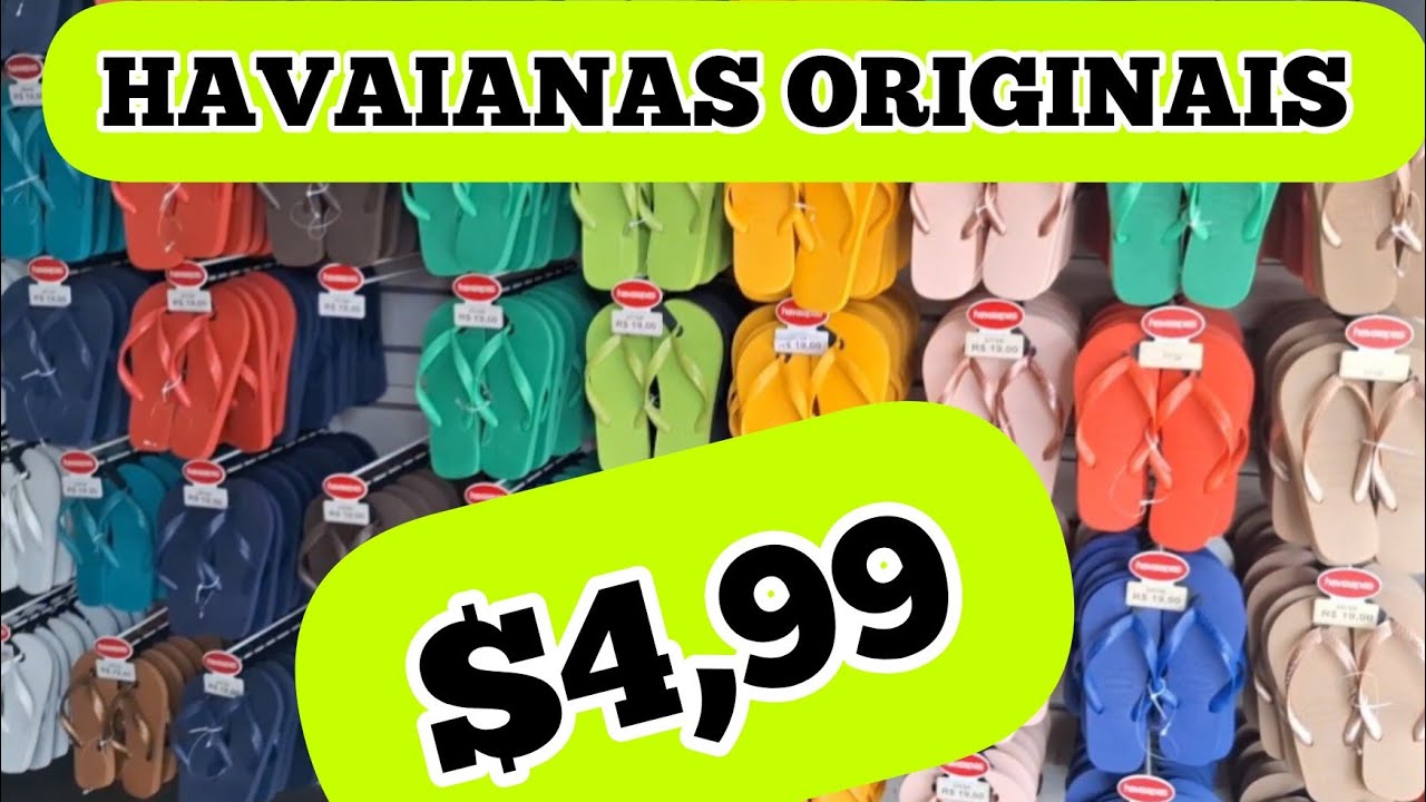 🌸 ACHEI ESSE FORNECEDOR DE HAVAIANAS NO BRÁS😍 POR APENAS $4,99 ISSO MESMO CORRE PARA COMPRAR