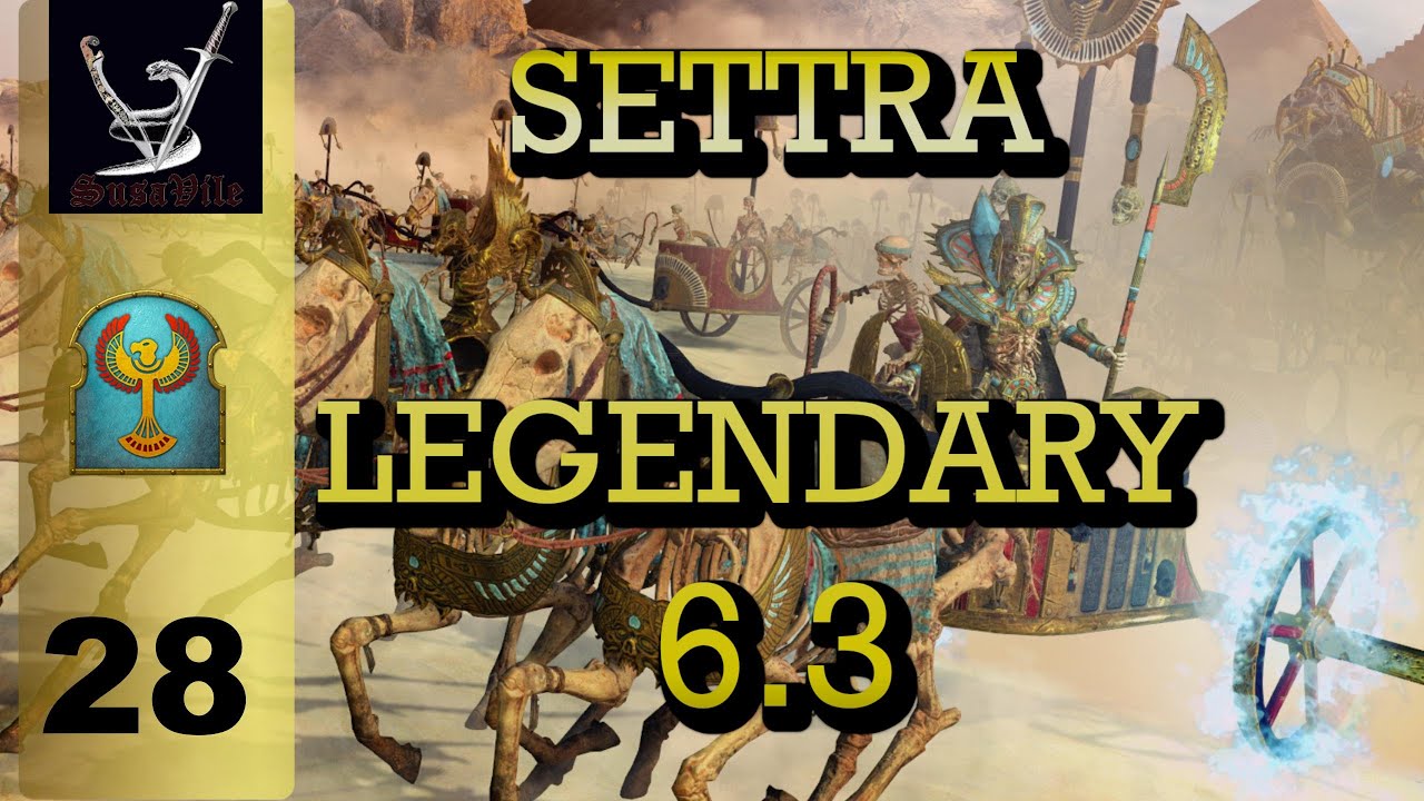 «Конец! Господство завершено!» Кинематографическая кампания Settra для Total War: Warhammer 3, па...