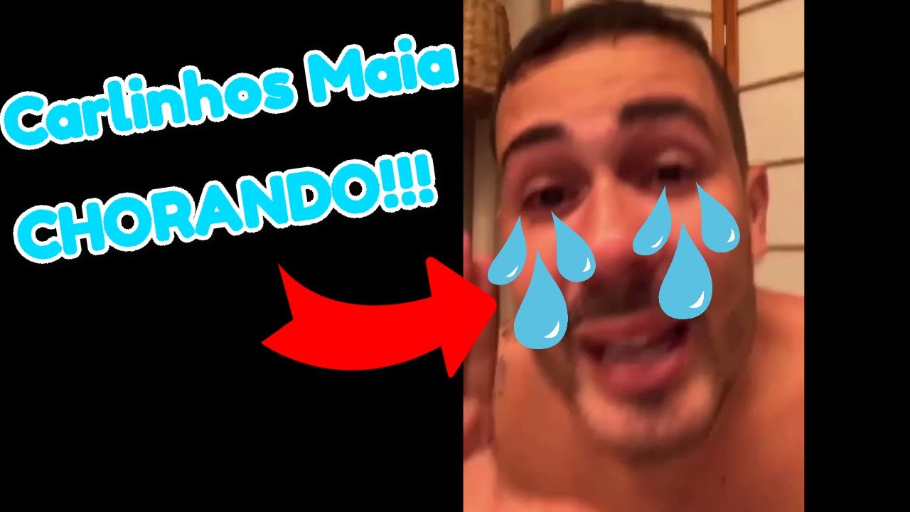 Carlinhos Maia chorando